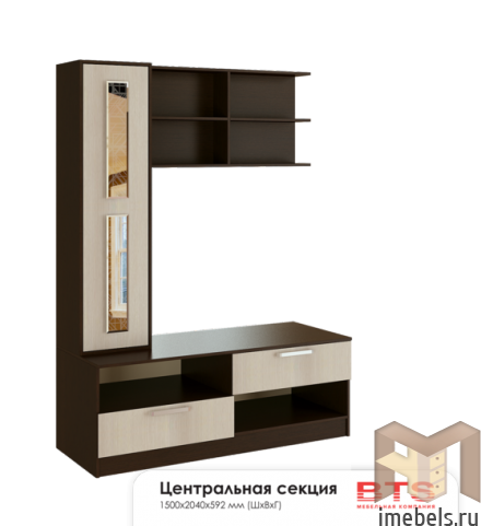 Гостиная Фиеста центральная секция